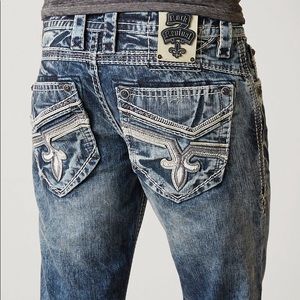 Rock Revival Cael Straight Stretch Jean